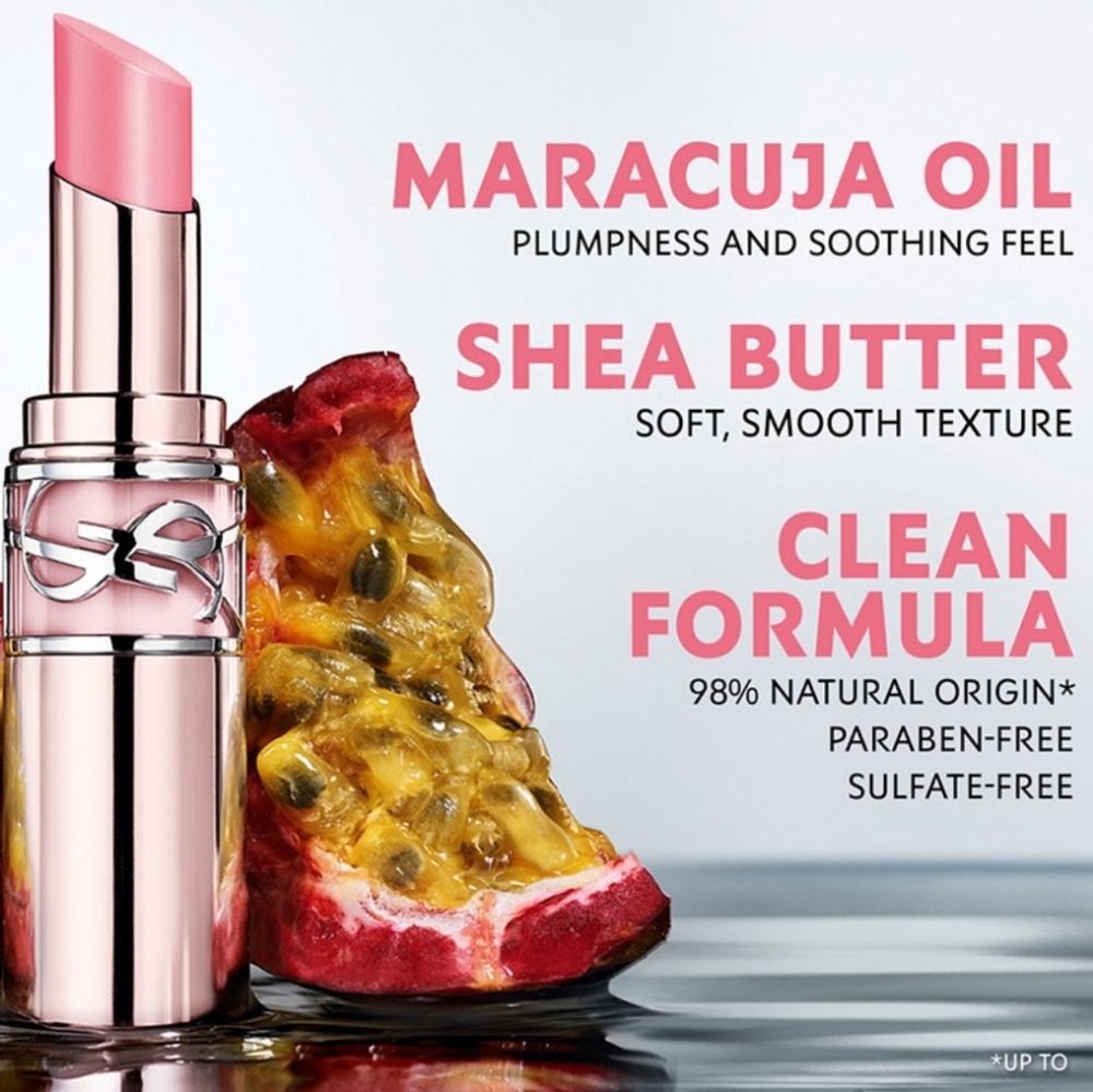 YSL Candy Glow Sheer Shine Color & Care Lip Balm: Pink Sunrise (1B), .04oz, NIB - Picture 6 of 8